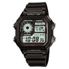 Casio Men's World Time Watch - Black (ae1200wh-1av),
