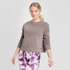 Women's Crew Neck Long Sleve Fleece - Joylab Cocha Mocha Xs, Women's, Cocha Brown