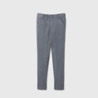 Boys' Flat Front Stretch Uniform Skinny Fit Pants - Cat & Jack Charcoal Gray