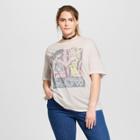 Awake Women's Glow Plus Size Short Sleeve Graphic T-shirt (juniors') - White