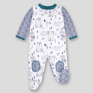 Lamaze Baby Boys' Organic Cotton Woodland Sleep 'n Play - Blue
