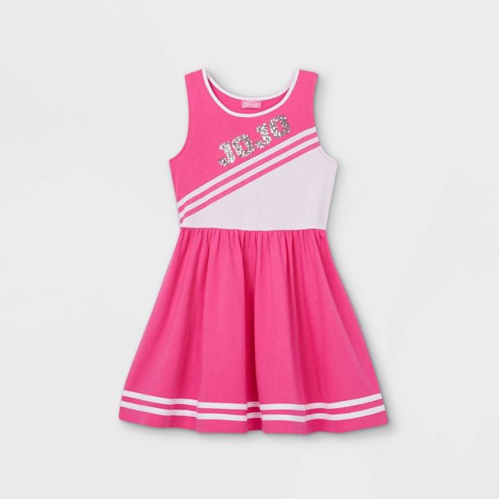 Girls' Jojo Siwa Cheer Dress With Sequins - Pink