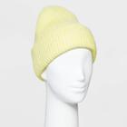 Adult Double Cuff Beanie - Universal Thread Yellow