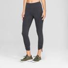 Women's Comfort High-waisted 7/8 Leggings With Adjustable Ties - Joylab Charcoal Heather