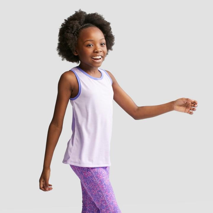 Girls' Lattice Tank Top - C9 Champion Lavender (purple)