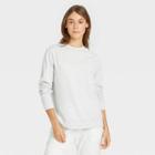 Women's Beautifully Soft Fleece Lounge Sweatshirt - Stars Above Gray