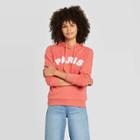 Women's Paris Hooded Sweatshirt - Fifth Sun (juniors') - Red