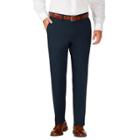 Haggar H26 Men's Tailored Fit Premium Stretch Suit Pants - Blue