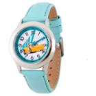 Girls' Disney Cars 3 Cruz Ramirez Stainless Steel Time Teacher Watch - Blue, Girl's