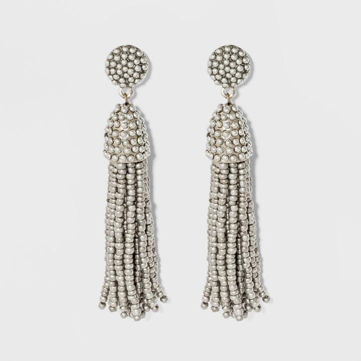 Sugarfix By Baublebar Metallic Tassel Drop Earrings -