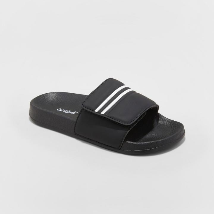 Boys' Wilton Slide Sandals - Cat & Jack Black