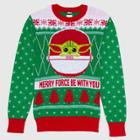 Men's Star Wars Baby Yoda Ugly Holiday Sweater - Green