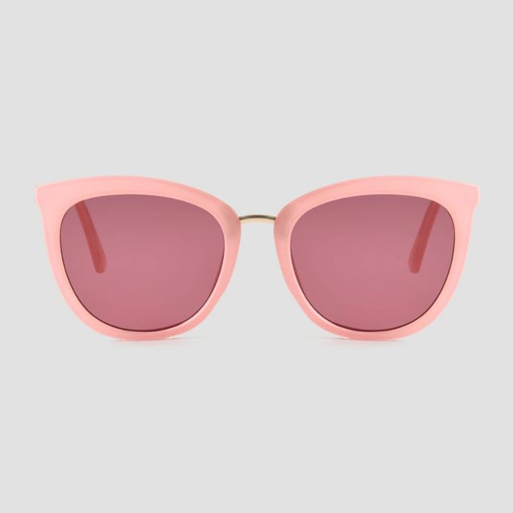Women's Cat Eye Sunglasses - Universal Thread Gold/pink