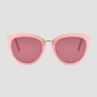 Women's Cat Eye Sunglasses - Universal Thread Gold/pink