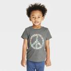 Toddler Boys' Short Sleeve Graphic T-shirt - Cat & Jack Charcoal Gray