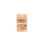 Scunci Salon Clip Set - Pink Resin/gold