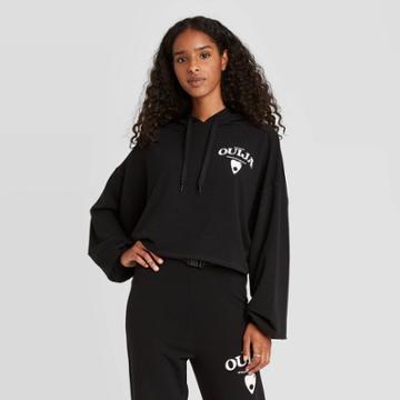 Hasbro Women's Ouija Hooded Graphic Sweatshirt - Black