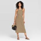 Women's Sleeveless Strappy Midi Dress - A New Day Tan