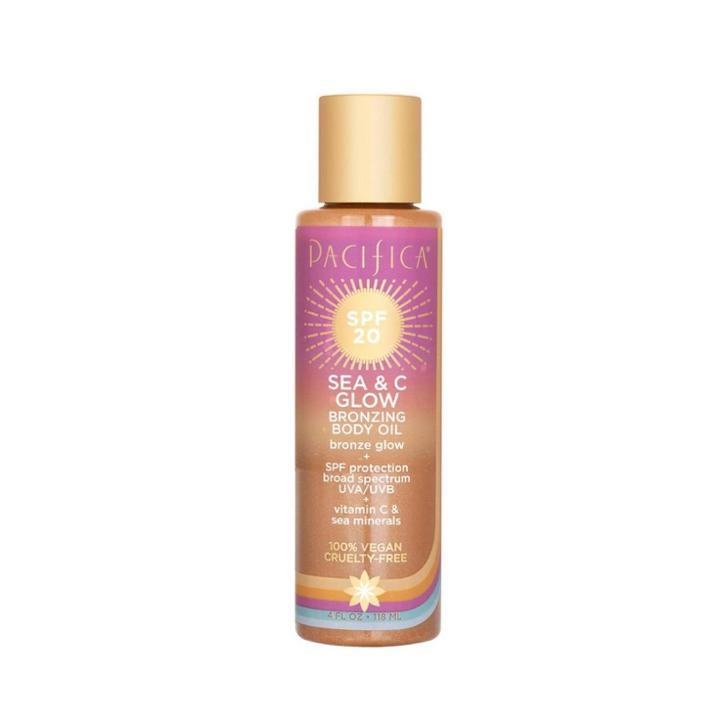 Pacifica Sea & C Glow Bronzing Body Oil - Spf