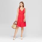 Women's Sleeveless Pom Trim Dress - Spenser Jeremy - Pink