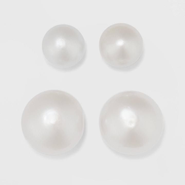 Sterling Silver Freshwater Stud Fine Jewelry Earrings - A New Day