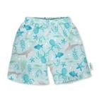 Green Sprouts Baby Boys' Classic Swim Trunks With Built-in Reusable Diaper - Aqua
