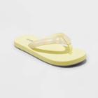 Girls' Ava Slip-on Thong Sandals - Cat & Jack Yellow