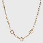 Cable Link Chain Necklace - A New Day Gold