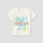 Toddler Boys' Jurassic Park Short Sleeve T-shirt - Cream