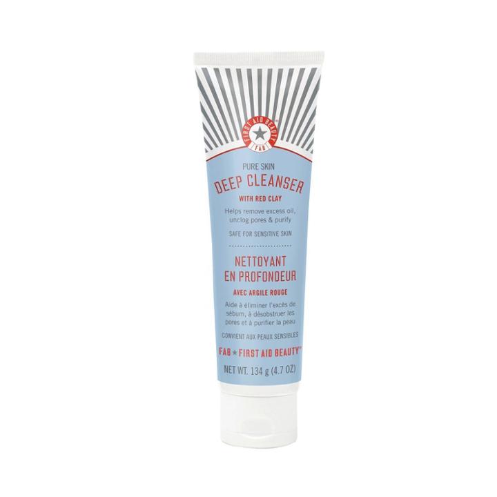 First Aid Beauty Pure Skin Deep Cleanser With Red Clay - 4.7oz - Ulta Beauty