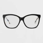Women's Matte Plastic Cateye Blue Light Filtering Glasses - Universal Thread