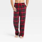 Men's Plaid Flannel Lounge Pajama Pants - Goodfellow & Co Red