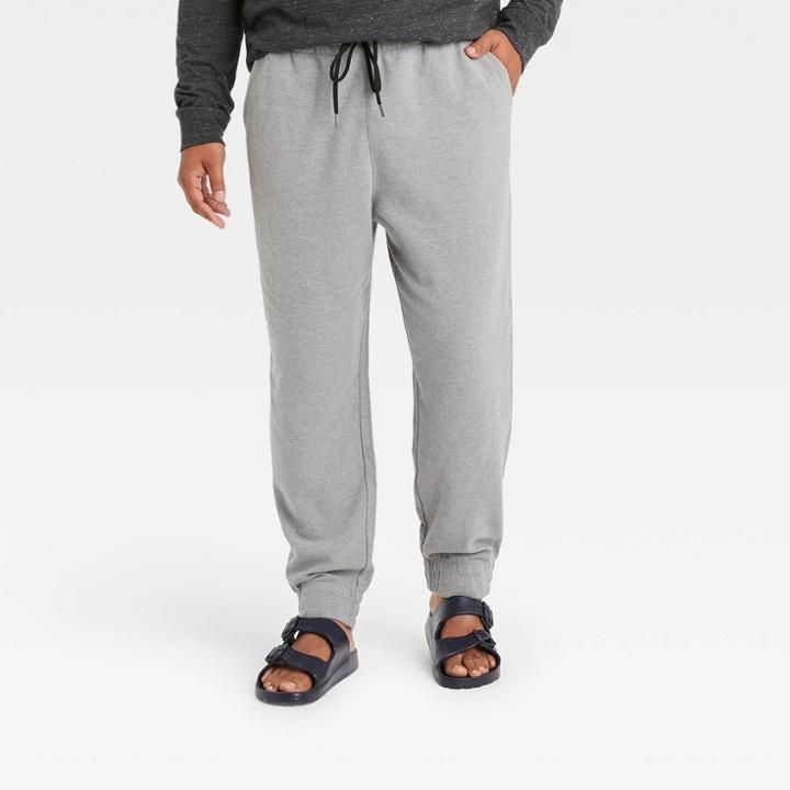 Men's Tall Tapered Thermal Jogger Pants - Goodfellow & Co Gray