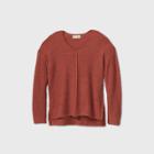 Women's V-neck Pullover Sweater - Knox Rose Pink