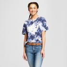 Modern Lux Women's Tie Dye Peace Bird Short Sleeve Graphic T-shirt - Modern
