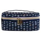 Contents Floral Reflection Small Train Case Cosmetic Bag
