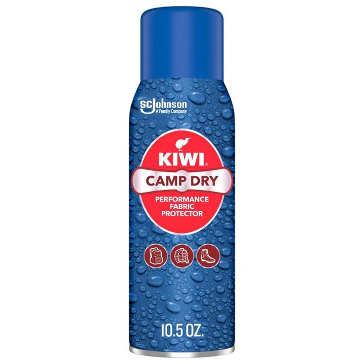 Kiwi Camp Dry Performance Fabric Protector Restores Water Repellent Aerosol Spray - 10.5oz/1ct, Green