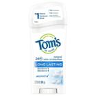Tom's Of Maine Long Lasting Unscented Natural Deodorant Stick - 2.25oz, Women's