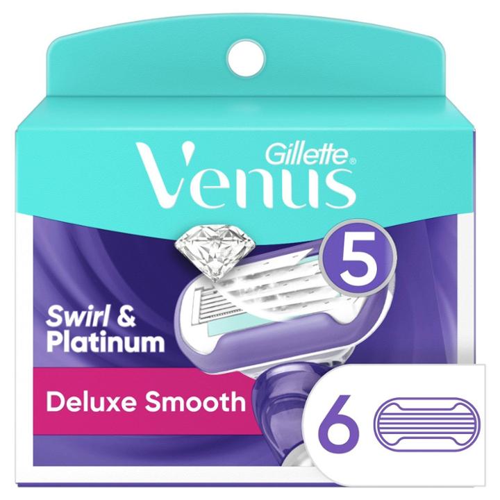 Venus Deluxe Smooth Swirl Women's Razor Blade Refills