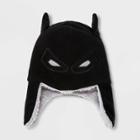 Boys' Batman Fleece Trapper Hat - Black