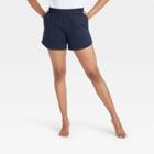 Women's Mid-rise Knit Shorts 5 - All In Motion Navy