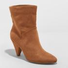 Women's Kalyssa Fashion Slouch Boots - A New Day Cognac (red)