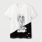 Boys' Adaptive Short Sleeve Astronaut Graphic T-shirt - Cat & Jack Cream