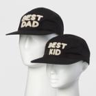 Target Men's Five Panel Dad + Kid Baseball Hat Set - Black
