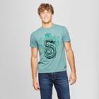 Men's Harry Potter Slytherin Short Sleeve T-shirt - Emerald Green