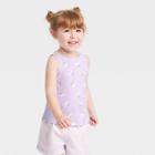 Toddler Girls' Unicorns Tank Top - Cat & Jack Purple