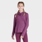 Girls' Cozy Hooded Pullover - All In Motion Purple