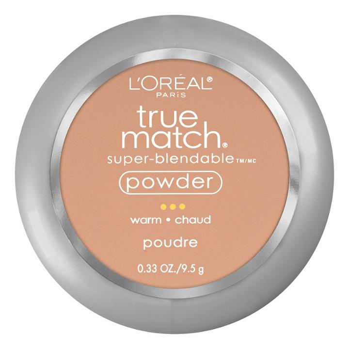 L'oreal Paris True Match Powder W6 Sun Beige .33oz,
