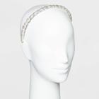 Sugarfix By Baublebar Pearl Headband - White, Women's