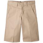 Dickies Boys' Relaxed Fit Flexwaist Shorts W/ Extra Pocket - Khaki (green)